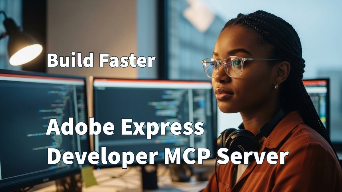 Build faster with the Adobe Express Developer MCP Server